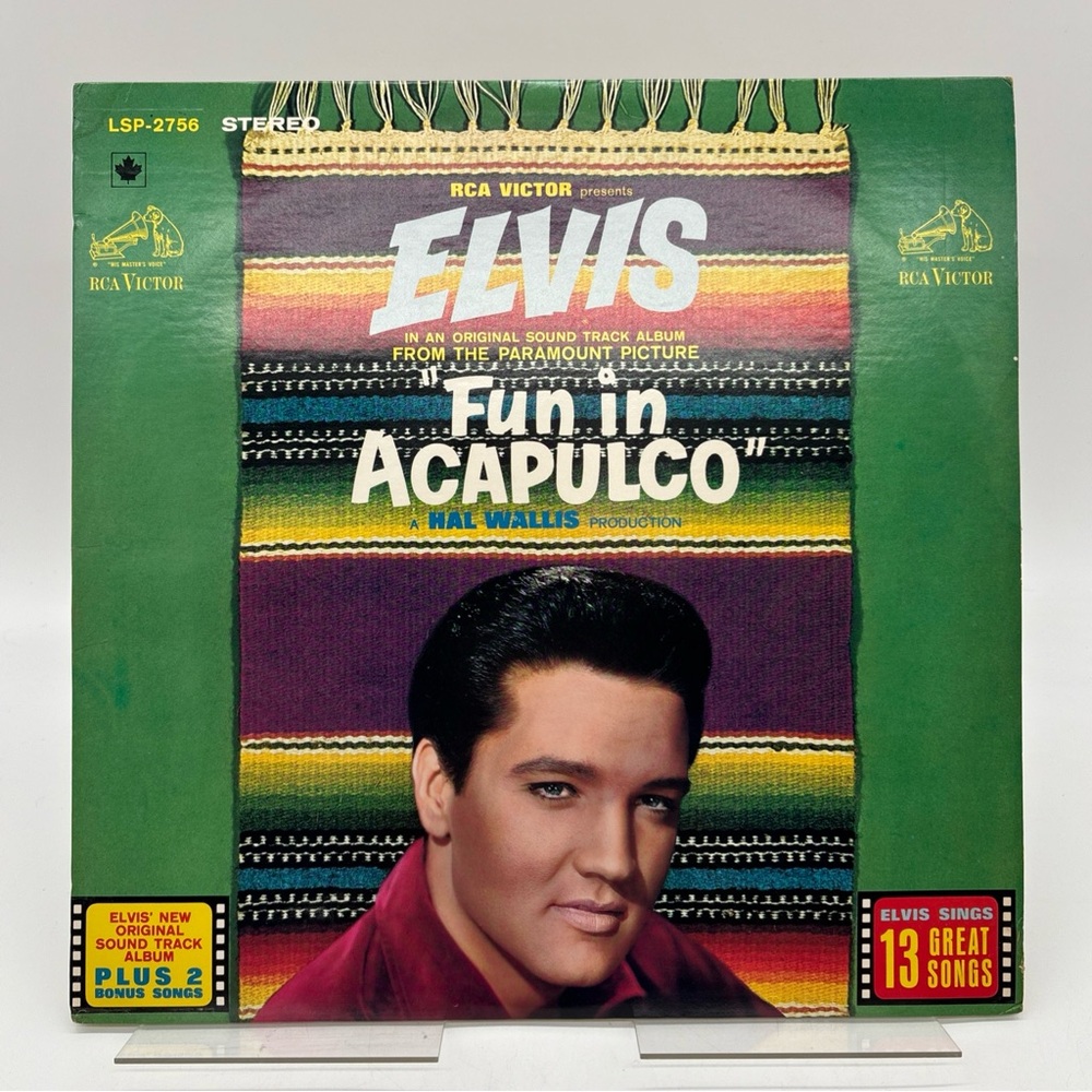 Elvis Presley Fun In Acapulco (1963) Vinyl LP - LSP-2756 RCA Victor